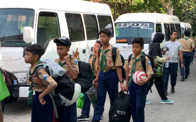 Berangkatkan 10 Armada, SMP Mulia Tulangan Adakan FUN Camp di Pacet