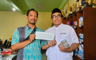 Donasi Mencapai 5.7 Juta Rupiah untuk Palestina: Bentuk Kepedulian dari siswa SMP Muhammadiyah 5 Tulangan Sidoarjo