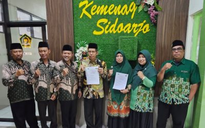 SMP MUHAMMADIYAH 5 TULANGAN TEKEN MoU PROGRAM TAHFIZ DENGAN KEMENAG SIDOARJO