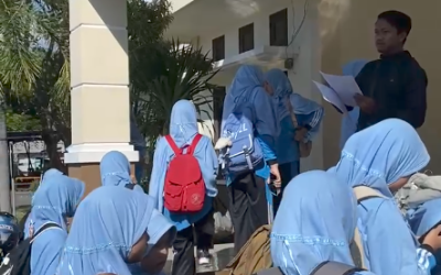 BYURR!!, Permata Waterpark Digrebek Siswa SMP Mulia Tulangan